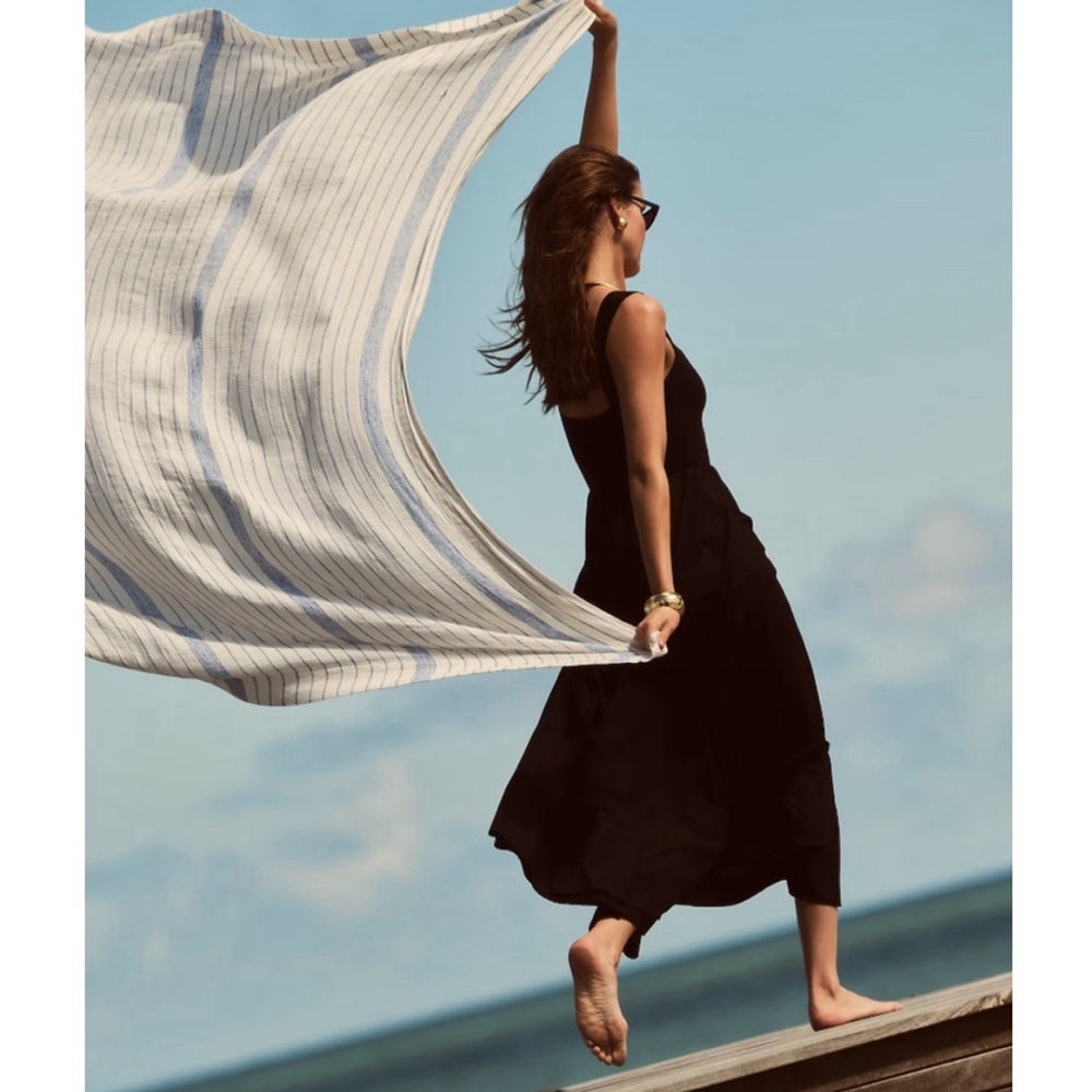 J. CREW Black Sweetheart tank dress with poplin skirt CA647 - Picture 5 of 10